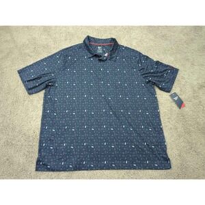 Reebok Polo Shirt Mens 3XLT TALL Speedwick Golf Wine Athletic Casual Performance